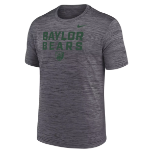 Nike Men's Baylor Bears Grey Velocity Legend Short Sleeve T-Shirt, Small, Gray
