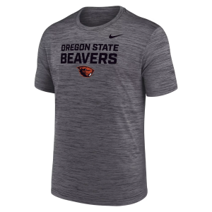 Nike Men's Oregon State Beavers Grey Velocity Legend Short Sleeve T-Shirt, Small, Gray