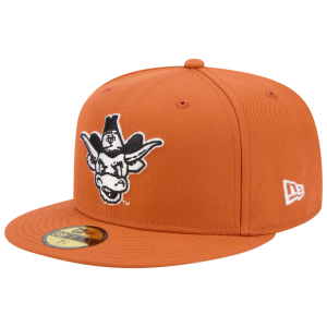 New Era Adult Texas Longhorns Orange Vault 59Fifty Fitted Hat, Men's, Size 7 1/8
