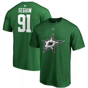 NHL Men's Dallas Stars Tyler Seguin #91 Green Player T-Shirt, Small