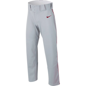 Nike Boys' Vapor Select Piped Baseball Pants, Small, Tm Blgry/Tm Scar/Tm Scar