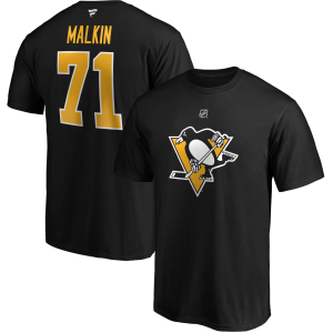 NHL Men's Pittsburgh Penguins Evgeni Malkin #71 Black Player T-Shirt, Small