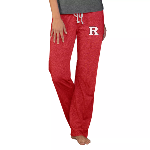 Concepts Sport Women's Rutgers Scarlet Knights Scarlet Quest Knit Pants, Small, Red