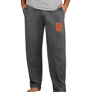 Concepts Sport Men's Syracuse Orange Charcoal Quest Pants, Small, Gray