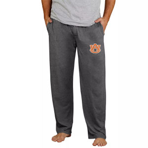 Concepts Sport Men's Auburn Tigers Charcoal Quest Pants, Small, Gray