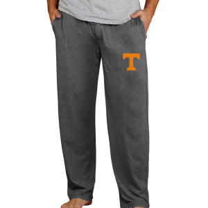 Concepts Sport Men's Tennessee Volunteers Charcoal Quest Pants, Small, Gray
