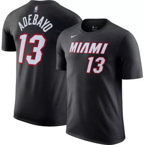Nike Nike Men's Miami Heat Bam Adebayo #13 Black T-Shirt, Small - $37.00 at DICK'S Sporting Goods