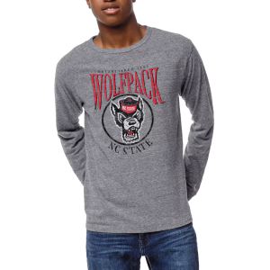 League-Legacy League-Legacy Men's NC State Wolfpack Grey Victory Falls Long Sleeve T-Shirt, XS, Gray - $40.00 at DICK'S Sporting Goods