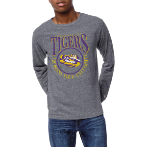 League-Legacy League-Legacy Men's LSU Tigers Grey Victory Falls Long Sleeve T-Shirt, XS, Gray - $40.00 at DICK'S Sporting Goods