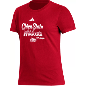 Adidas adidas Women's Chico State Wildcats Cardinal Amplifier T-Shirt, Large, Red - $40.00 at DICK'S Sporting Goods
