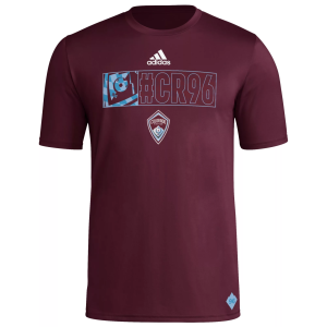 adidas Adult Colorado Rapids 2024 Jersey Hook Red T-Shirt, Men's, Medium