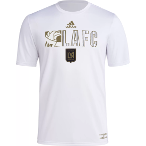 Adidas adidas Adult Los Angeles FC 2024 Jersey Hook White T-Shirt, Men's, Small - $40.00 at DICK'S Sporting Goods