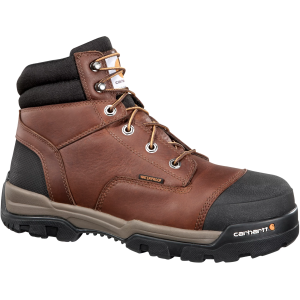 Carhartt Men's Ground Force 6'' Waterproof Composite Toe Work Boots, 8 W, Peanut