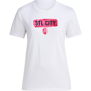 Adidas adidas Women's St. Louis City SC 2024 Local Pop White T-Shirt, Small - $40.00 at DICK'S Sporting Goods