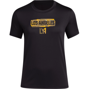 Adidas adidas Women's Los Angeles FC 2024 Local Pop Black T-Shirt, Small - $40.00 at DICK'S Sporting Goods