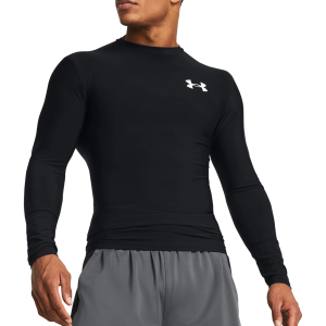 Under Armour Mens HeatGear OG Compression Long Sleeve Shirt, Men's, XS, Black
