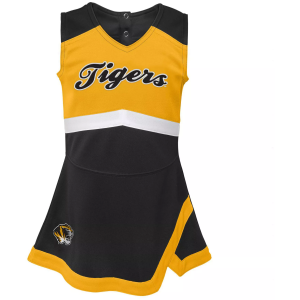 Gen2 Girls' Missouri Tigers Black Cheer Dress, Size 5/6