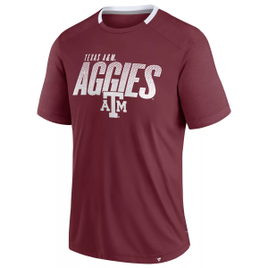 NCAA Men's Texas A&M Aggies Maroon Defender T-Shirt, XL, Red