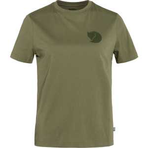 Fjallraven Women's Fox Boxy Logo Tee, Medium, Green