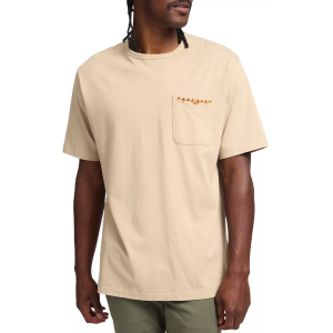 Howler Brothers Men's Pocket T-Shirt, XXL, Pelican Postge/Sndheather