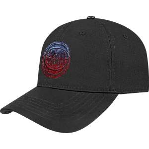 Pro Standard Women's Detroit Pistons Jewel Dad Hat, Black