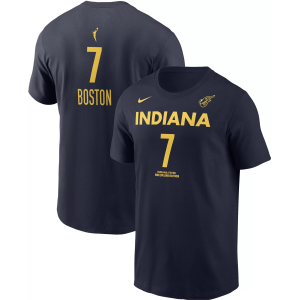 Nike Adult Indiana Fever Aliyah Boston #7 Explorer Navy T-Shirt, Men's, Small, Blue