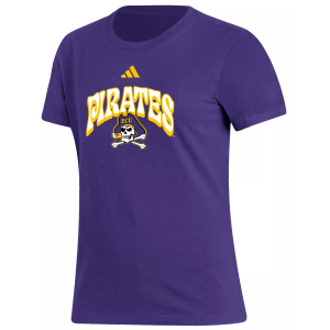 Adidas adidas Women's East Carolina Pirates Purple Fresh T-Shirt, XL - $40.00 at DICK'S Sporting Goods