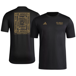 Adidas adidas Men's Los Angeles FC 2025 Black Local Warp T-Shirt, Small - $40.00 at DICK'S Sporting Goods