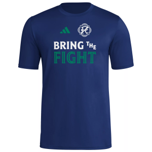 adidas Adult New England Revolution 2025 Blue Jersey Hook Away T-Shirt, Men's, Small