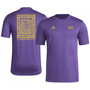 adidas Men's Orlando City 2025 Purple Local Warp T-Shirt, Small