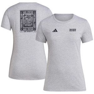 Adidas adidas Women's San Diego FC 2025 Grey Local Warp T-Shirt, Small, Gray - $20.00 at DICK'S Sporting Goods