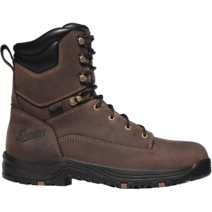 Danner Men's Caliper 8" Waterproof Work Boots, 7.5 W, Brown