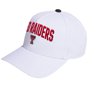 Adidas adidas Adult Texas Tech Red Raiders White Locker Room A-Frame Adjustable Hat, Men's - $40.00 at DICK'S Sporting Goods