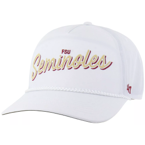 '47 Adult Florida State Seminoles White Brrr Fairway Hitch Adjustable Hat, Men's