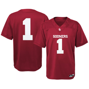Gen2 Toddler Oklahoma Sooners Crimson 2T Replica #1 Jersey, Boys', 3T, Red