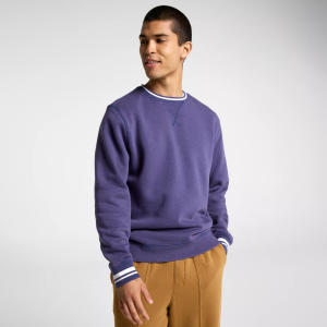 DSG Men's Classic Fleece Sweatshirt, XL, Campus Navy