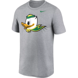 Nike Adult Oregon Ducks Dark Grey Heather Legend T-Shirt, Men's, Small, Gray