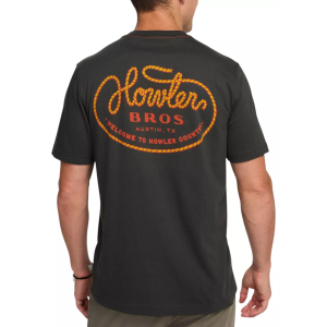 Howler Brothers Men's T-Shirt, Small, Antique Black