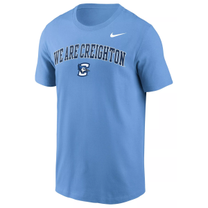 Nike Men's Creighton Bluejays Light Blue Dri-FIT Cotton T-Shirt, Small