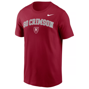 Nike Men's Harvard Crimson Crimson Dri-FIT Cotton T-Shirt, Small, Red