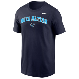 Nike Men's Villanova Wildcats Navy Dri-FIT Cotton T-Shirt, XL, Blue