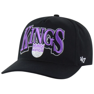 '47 Adult Sacramento Kings Black Graphic Everytime Hitch Adjustable Hat, Men's