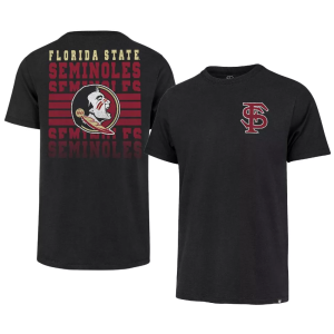 '47 Adult Florida State Seminoles Black Franklin T-Shirt, Men's, Small