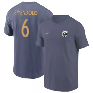 Nike Men's Seattle Reign FC Lynn Biyendolo #6 2025 Light Blue T-Shirt, Small