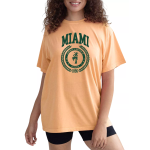 Chicka-D chicka-d Women's Miami Orange College Old School T-Shirt, Medium - $40.00 at DICK'S Sporting Goods