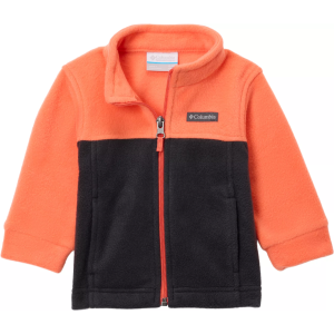 Columbia Infant Boys' Steens Mountain II Fleece Jacket, 3-6M, Zing/Black