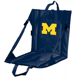 Logo Brands Michigan Wolverines Stadium Seat, Blue