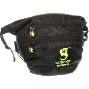 geckobrands Waterproof Lightweight Waist Pack, Men's, Black/Green