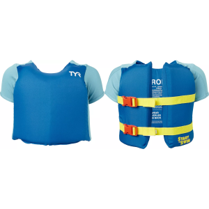 TYR Kids' Start to Swim Flotation Shirt, Blue