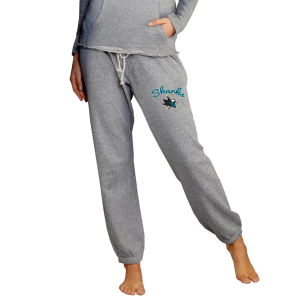 Concepts Sports Women's San Jose Sharks Grey Mainstream Pants, Small, Gray